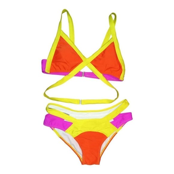 Neon Bandage Bikini in Choice of Colours from AED - Picture 3 of 8